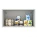 Armário de Cozinha Aéreo 60 cm 1 Porta Basculante Branco/Cinza Agata Madesa