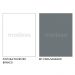 Armário de Cozinha Aéreo 60 cm 1 Porta Basculante Branco/Cinza Agata Madesa