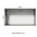 Armário de Cozinha Aéreo 60 cm 1 Porta Basculante Cinza Nice Madesa