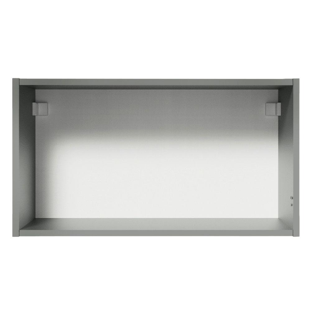 Armário de Cozinha Aéreo 60 cm 1 Porta Basculante Cinza Nice Madesa