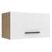 Armário de Cozinha Aéreo 60 cm 1 Porta Basculante Rustic/Branco Agata Madesa
