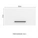Armário de Cozinha Aéreo 60 cm 1 Porta Basculante Rustic/Branco Agata Madesa