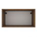 Armário de Cozinha Aéreo 60 cm 1 Porta Basculante Rustic/Branco Agata Madesa