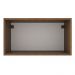 Armário de Cozinha Aéreo 60 cm 1 Porta Basculante Rustic/Crema Agata Madesa