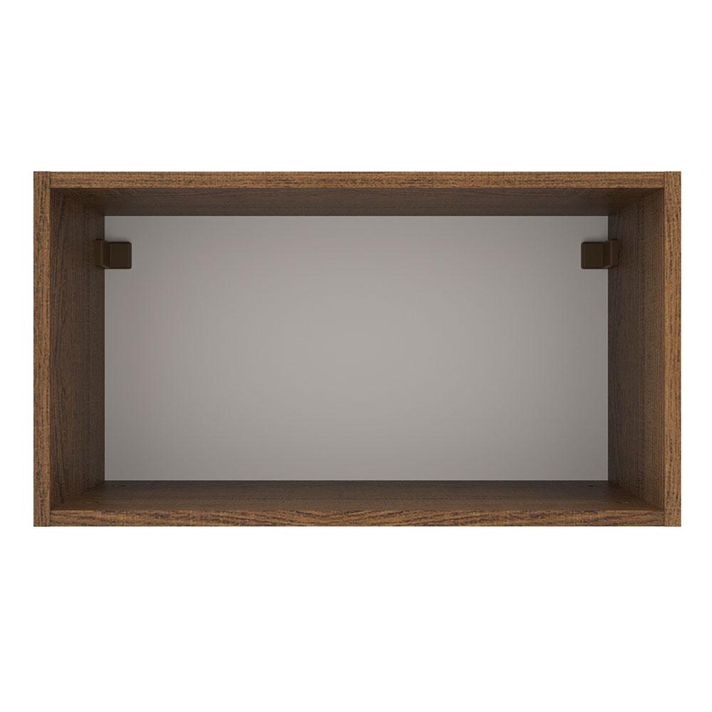 Armário de Cozinha Aéreo 60 cm 1 Porta Basculante Rustic/Crema Agata Madesa