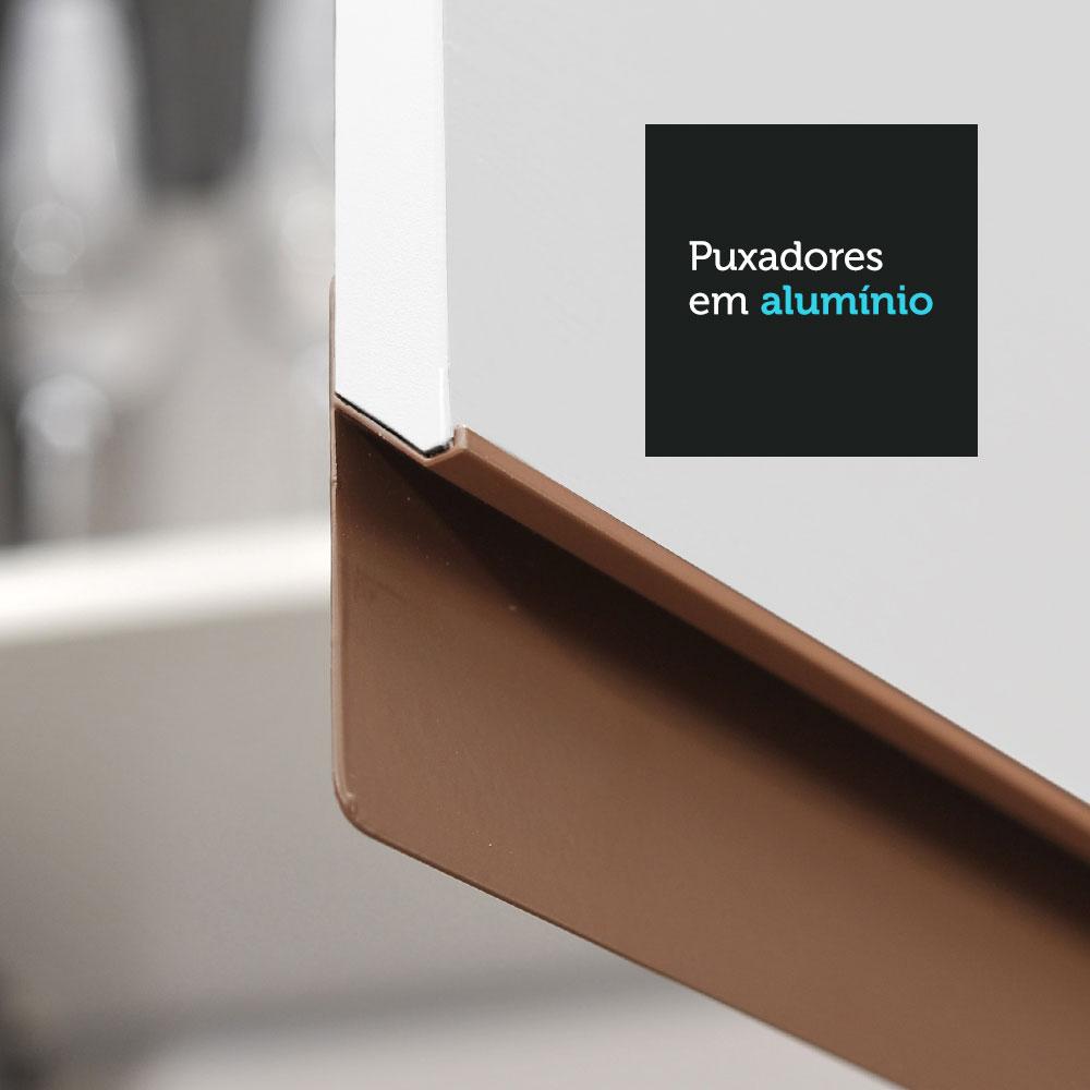 Armário de Cozinha Aéreo 60 cm 1 Porta Branco Reims Madesa