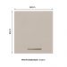 Armário de Cozinha Aéreo 60 cm 1 Porta Branco/Crema Agata Madesa