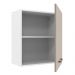 Armário de Cozinha Aéreo 60 cm 1 Porta Branco/Crema Agata Madesa