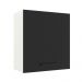 Armário de Cozinha Aéreo 60 cm 1 Porta Branco/Preto Agata Madesa