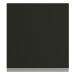 Armário de Cozinha Aéreo 60 cm 1 Porta Branco/Preto Glamy Madesa