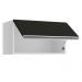 Armário de Cozinha Aéreo 60 cm 1 Porta Branco/Preto Glamy Madesa