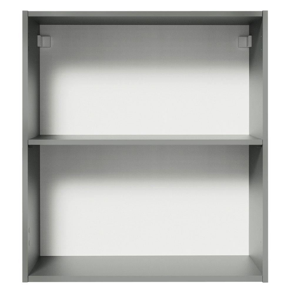 Armário de Cozinha Aéreo 60 cm 1 Porta Cinza Nice Madesa