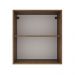 Armário de Cozinha Aéreo 60 cm 1 Porta Rustic/Branco Agata Madesa
