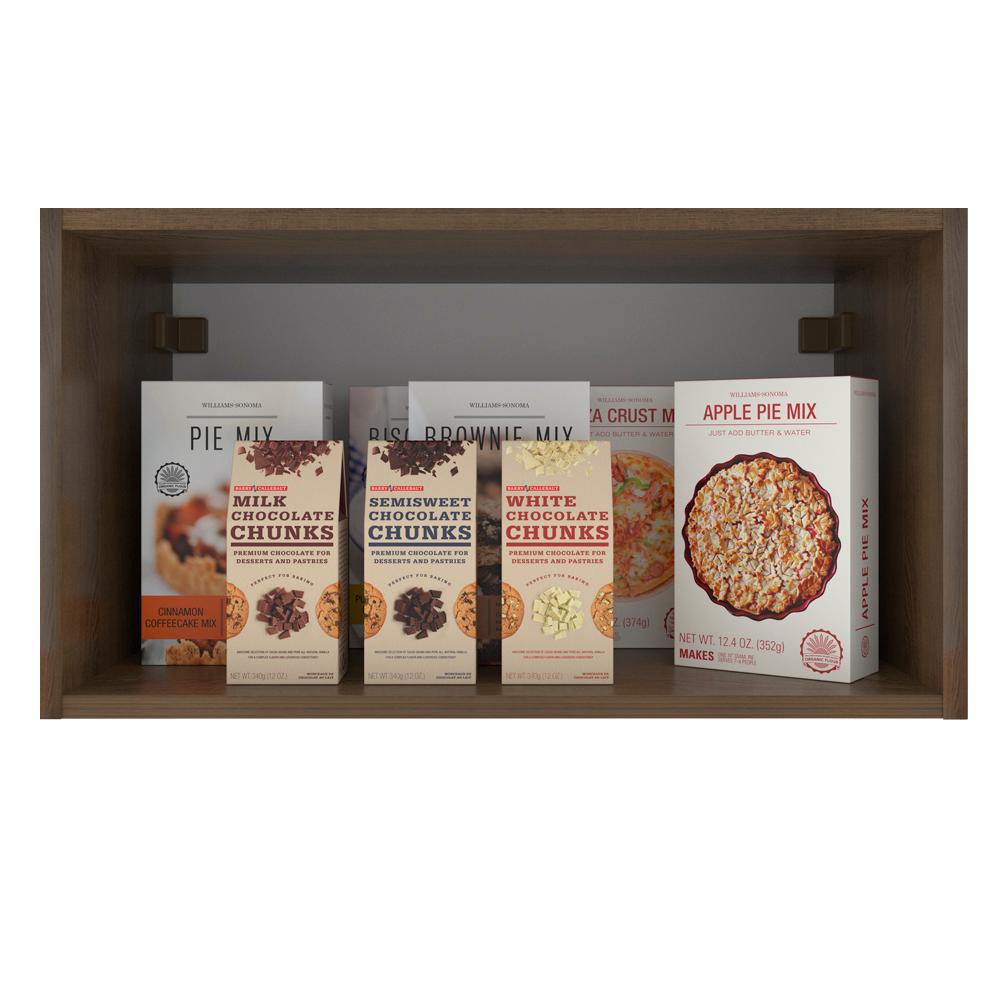 Armário de Cozinha Aéreo 60 cm 1 Porta Rustic/Branco Glamy Madesa