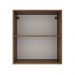Armário de Cozinha Aéreo 60 cm 1 Porta Rustic/Crema Agata Madesa