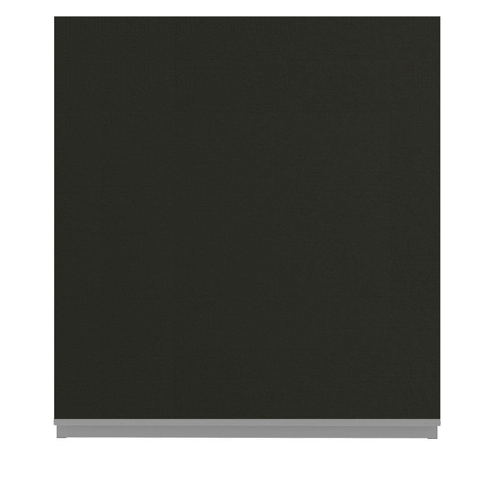 Armário de Cozinha Aéreo 60 cm 1 Porta Rustic/Preto Glamy Madesa