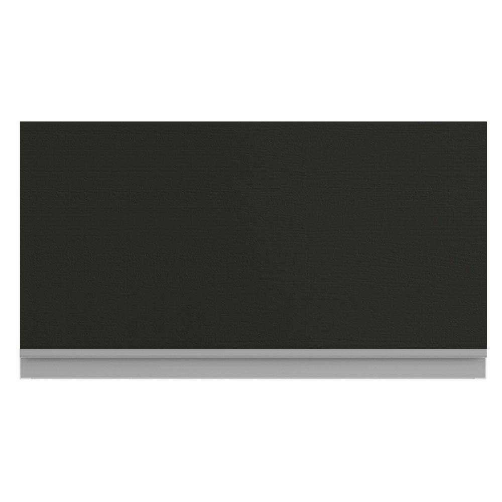 Armário de Cozinha Aéreo 60 cm 1 Porta Rustic/Preto Glamy Madesa