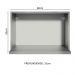 Armário de Cozinha Aéreo 60 cm com Nicho para Forno Cinza Nice Madesa
