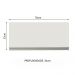 Armário de Cozinha Aéreo 70 cm 1 Porta Basculante Branco Glamy Madesa