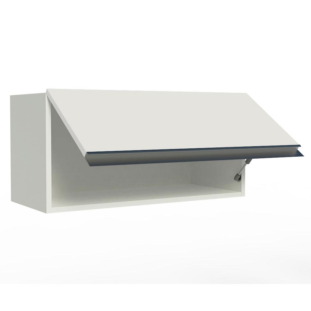 Armário de Cozinha Aéreo 70 cm 1 Porta Basculante Branco Glamy Madesa