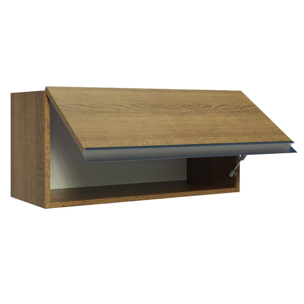 Armário de Cozinha Aéreo 70 cm 1 Porta Basculante Rustic Glamy Madesa