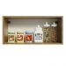 Armário de Cozinha Aéreo 70 cm 1 Porta Basculante Rustic/Branco Glamy Madesa