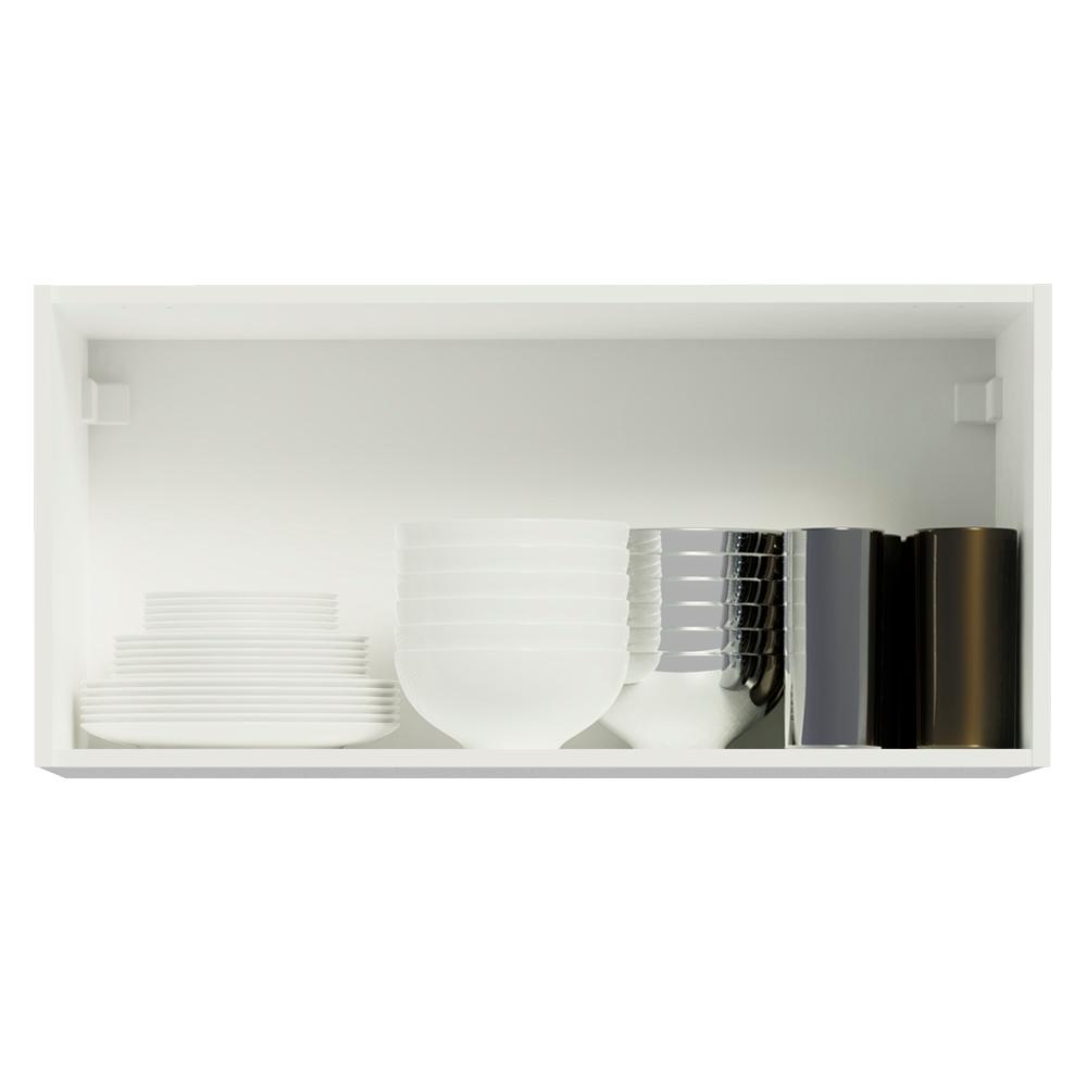 Armário de Cozinha Aéreo 70 cm 1 Porta Branco Reims Madesa