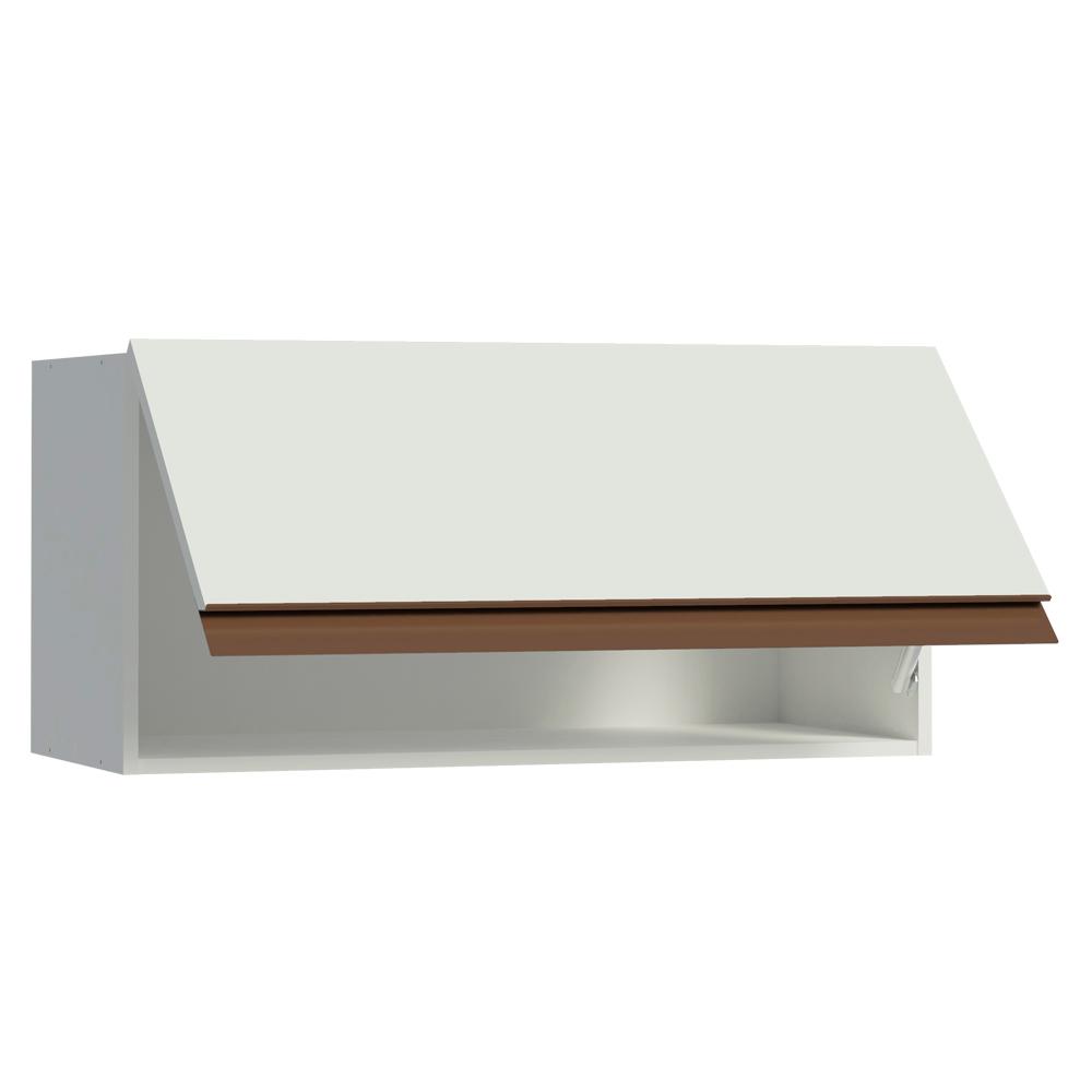 Armário de Cozinha Aéreo 70 cm 1 Porta Branco Reims Madesa