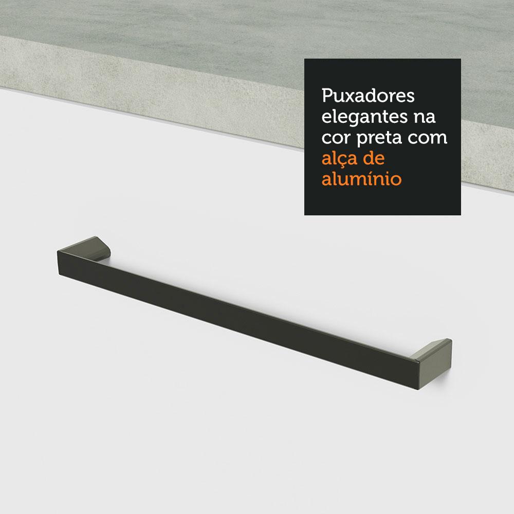 Armário de Cozinha Aéreo 70 cm 2 Portas Branco Agata Madesa