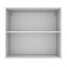 Armário de Cozinha Aéreo 70 cm 2 Portas Branco Agata Madesa
