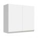 Armário de Cozinha Aéreo 70 cm 2 Portas Branco Glamy Madesa