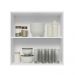 Armário de Cozinha Aéreo 70 cm 2 Portas Branco Glamy Madesa
