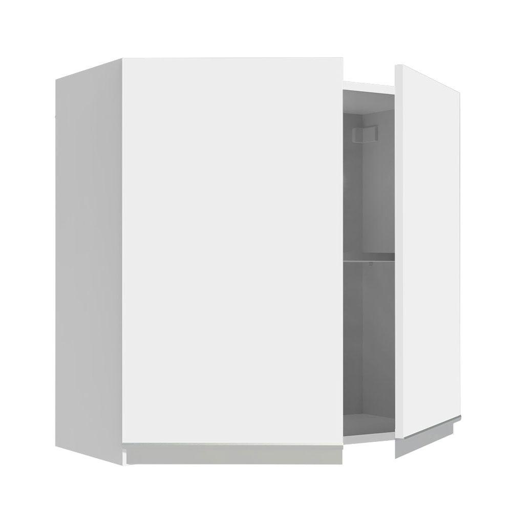 Armário de Cozinha Aéreo 70 cm 2 Portas Branco Glamy Madesa