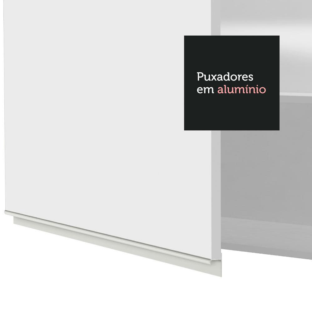 Armário de Cozinha Aéreo 70 cm 2 Portas Branco Glamy Madesa