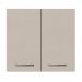 Armário de Cozinha Aéreo 70 cm 2 Portas Branco/Crema Agata Madesa