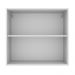 Armário de Cozinha Aéreo 70 cm 2 Portas Branco/Crema Agata Madesa