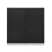 Armário de Cozinha Aéreo 70 cm 2 Portas Branco/Preto Glamy Madesa