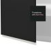 Armário de Cozinha Aéreo 70 cm 2 Portas Branco/Preto Glamy Madesa