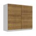 Armário de Cozinha Aéreo 70 cm 2 Portas Branco/Rustic Glamy Madesa