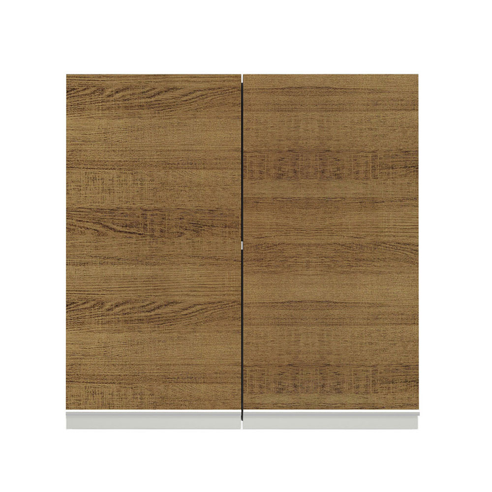 Armário de Cozinha Aéreo 70 cm 2 Portas Branco/Rustic Glamy Madesa