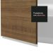 Armário de Cozinha Aéreo 70 cm 2 Portas Branco/Rustic Glamy Madesa