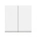 Armário de Cozinha Aéreo 70 cm 2 Portas Rustic/Branco Glamy Madesa