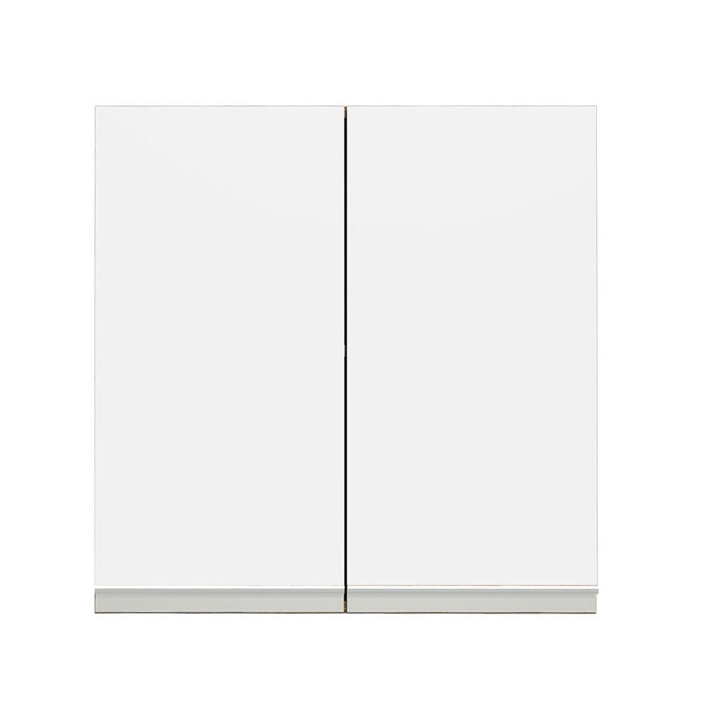 Armário de Cozinha Aéreo 70 cm 2 Portas Rustic/Branco Glamy Madesa