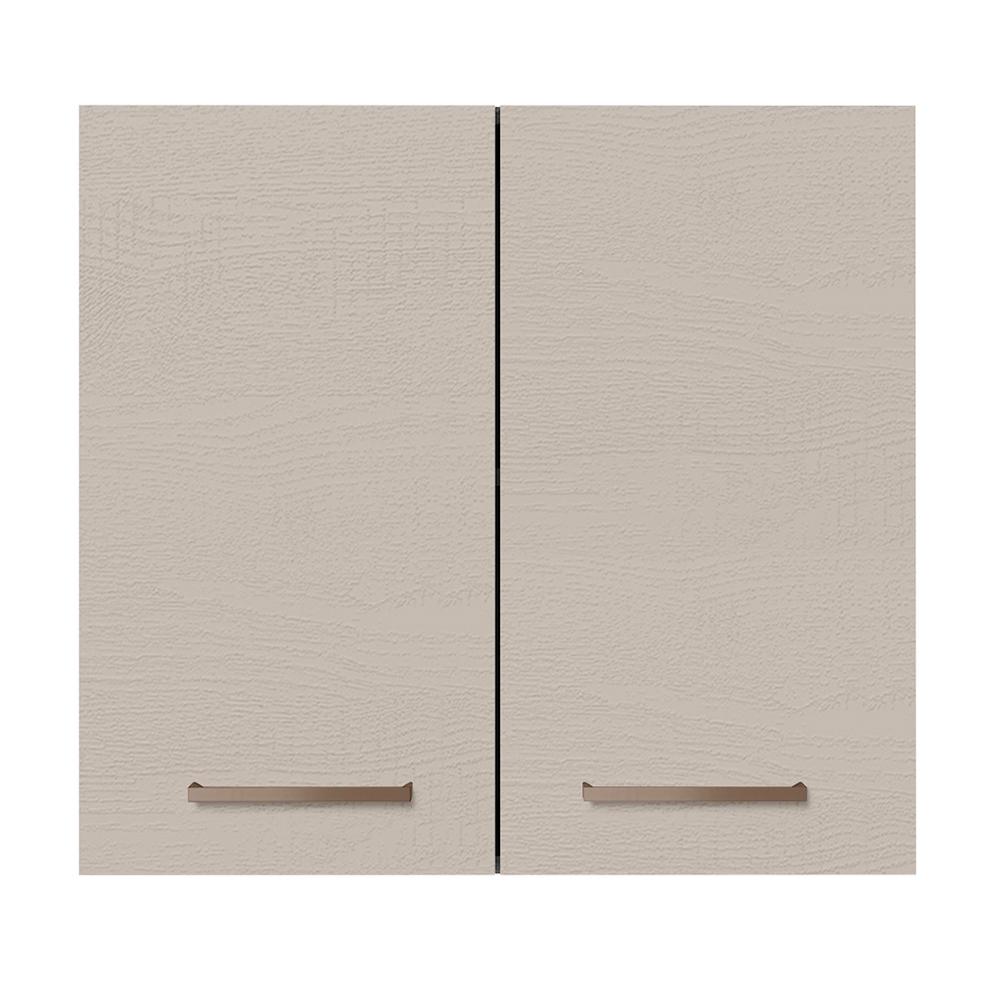 Armário de Cozinha Aéreo 70 cm 2 Portas Rustic/Crema Agata Madesa