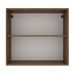 Armário de Cozinha Aéreo 70 cm 2 Portas Rustic/Crema Agata Madesa