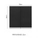 Armário de Cozinha Aéreo 70 cm 2 Portas Rustic/Preto Glamy Madesa
