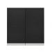 Armário de Cozinha Aéreo 70 cm 2 Portas Rustic/Preto Glamy Madesa