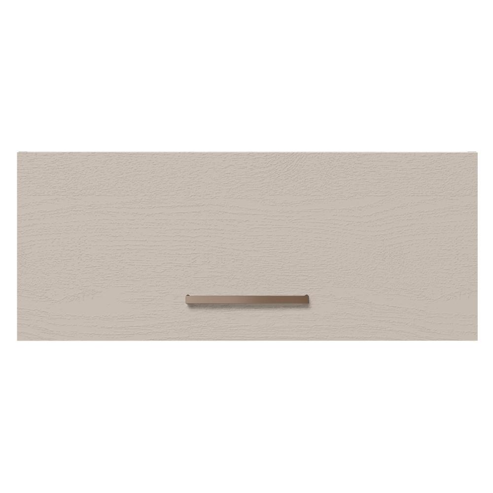 Armário de Cozinha Aéreo 80 cm 1 Porta Basculante Branco/Crema Agata Madesa