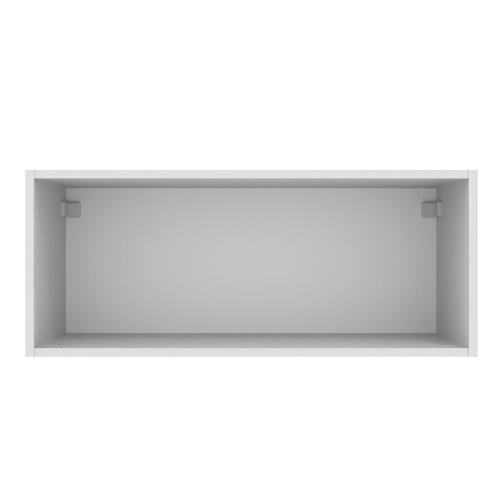 Armário de Cozinha Aéreo 80 cm 1 Porta Basculante Branco/Crema Agata Madesa