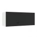 Armário de Cozinha Aéreo 80 cm 1 Porta Basculante Branco/Preto Agata Madesa